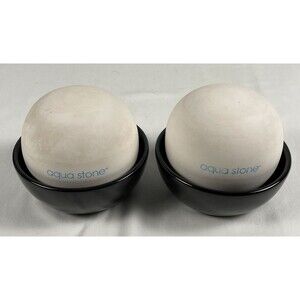 Aqua Stone Water Humidifiers Set of 2  All Natural  Room Decor